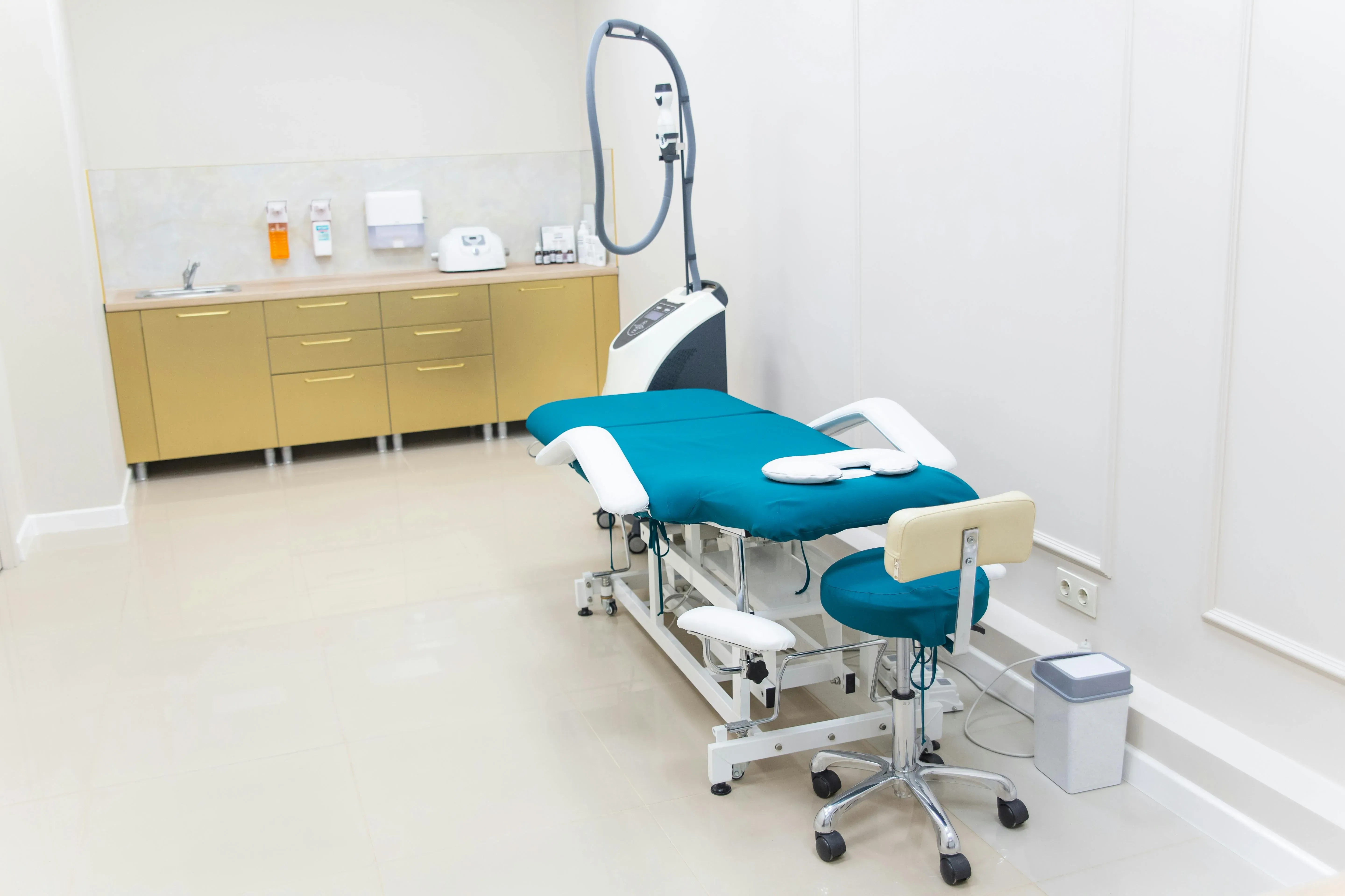 A treatment room at Charles Zimmermann, DPM in Danville